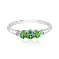 Bague en argent et Grenat Tsavorite