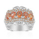 Bague en argent et Saphir Padparadscha (Dallas Prince Designs)