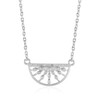 Collier en argent et Diamant I2 (I)