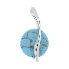 Pendentif en argent et Turquoise