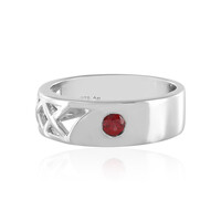 Bague en argent et Rubis de Tanzanie (de Melo)