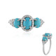 Bague en argent et Turquoise Sleeping Beauty