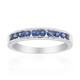 Bague en or et Saphir bleu de Ceylan