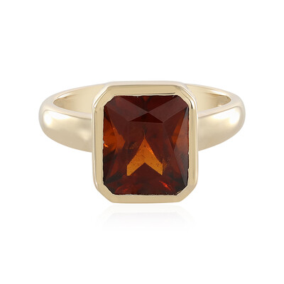 Bague en or et Grenat Hessonite