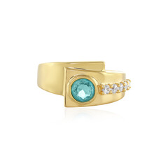 Bague en argent et Apatite bleue