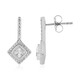 Boucles d'oreilles en argent et Danburite