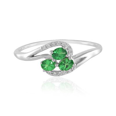 Bague en argent et Grenat Tsavorite