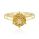 Bague en argent et Citrine