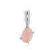 Pendentif en argent et Opale rose