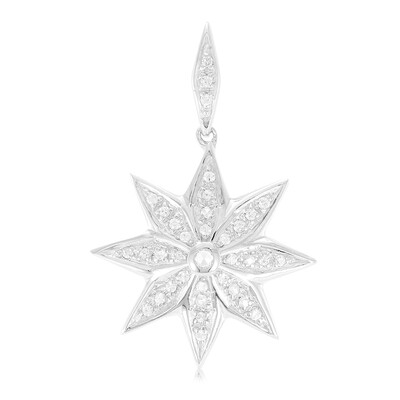 Pendentif en argent et Saphir blanc