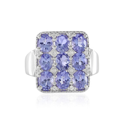 Bague en argent et Tanzanite