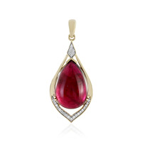 Pendentif en or et Rubellite AAA de Cruzeiro (D'vyere)