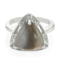 Bague en argent et Agate du Botswana