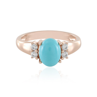 Bague en argent et Turquoise Sleeping Beauty