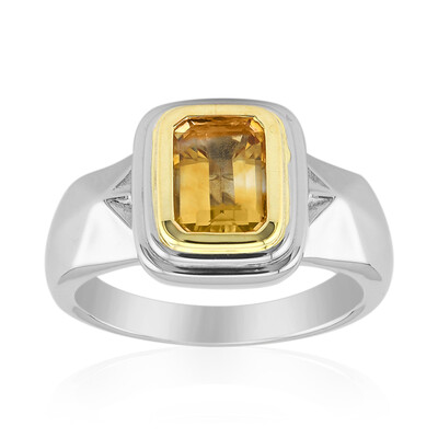 Bague en argent et Citrine (Remy Rotenier)