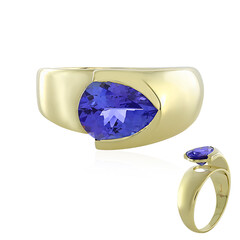 Bague en or et Tanzanite AAA (de Melo)