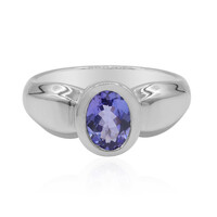 Bague en argent et Tanzanite non chauffée