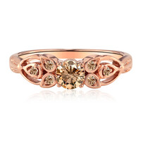 Bague en or et Diamant rose de France VS1 d'Argyle