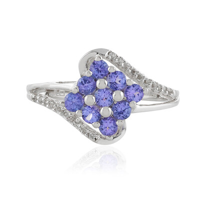 Bague en argent et Tanzanite