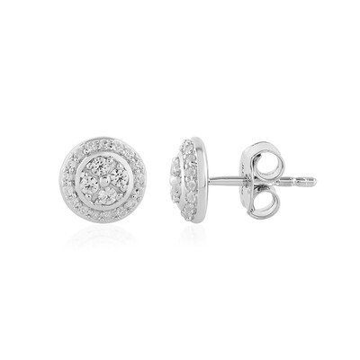 Boucles d'oreilles en argent et Zircon