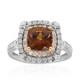 Bague en or et Zircon cognac (CIRARI)