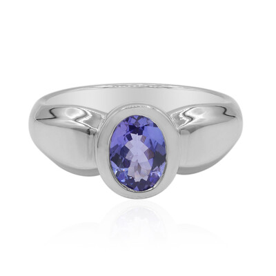 Bague en argent et Tanzanite non chauffée