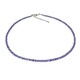 Collier en argent et Tanzanite