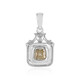 Pendentif en argent et Zircon jaune