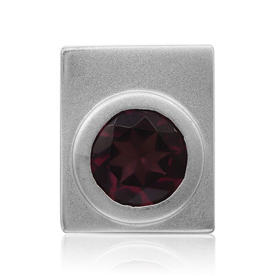 Pendentif en argent et Grenat Rhodolite (MONOSONO COLLECTION)