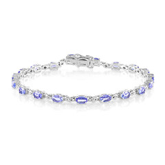 Bracelet en argent et Tanzanite