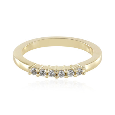 Bague en or et Saphir blanc (Adela Gold)