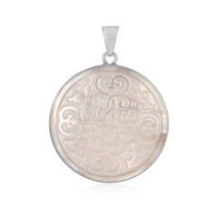 Pendentif en argent et Nacre (Bali Barong)