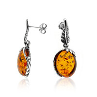 Boucles d'oreilles en argent et Ambre baltique