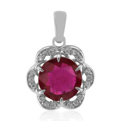 Pendentif en argent et Rubis de Bemainty