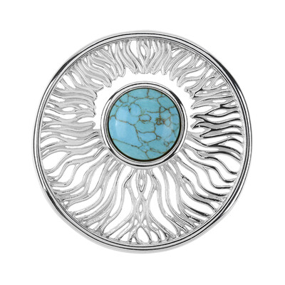 Pendentif en argent et Turquoise (dagen)