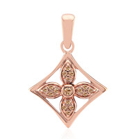 Pendentif en or et Diamant rose de France SI1 d'Argyle 