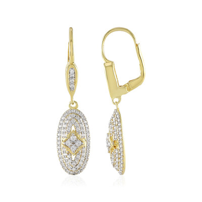 Boucles d'oreilles en argent et Zircon