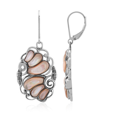 Boucles d'oreilles en argent et Nacre (Art of Nature)