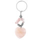 Accessoire en laiton et Quartz rose