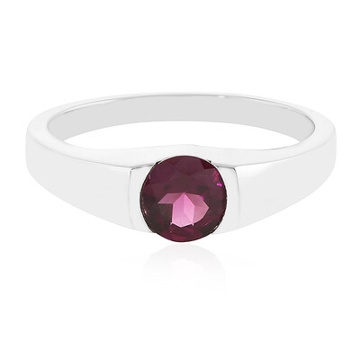 Bague en argent et Grenat Rhodolite