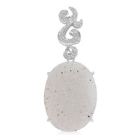 Pendentif en argent et Agate étincelante