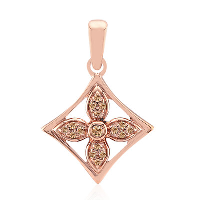 Pendentif en or et Diamant rose de France SI1 d'Argyle  (Annette)