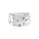 Bague en argent et Diamant champagne I3 (de Melo)