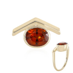 Bague en or et Grenat Hessonite