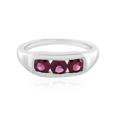 Bague en argent et Grenat Rhodolite