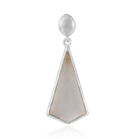 Pendentif en argent et Quartz rose