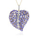 Collier en argent et Tanzanite