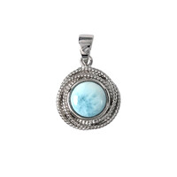 Pendentif en argent et Larimar