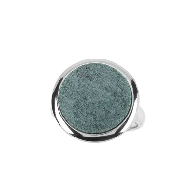 Bague en argent et Fuchsite (dagen)