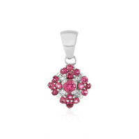 Pendentif en argent et Rubellite